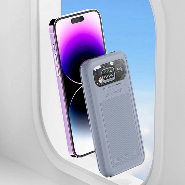 УМБ Acefast M1 10000 mAh Sparkling Series Fast Charging 30W Grey (6974316282020) - зображення 9