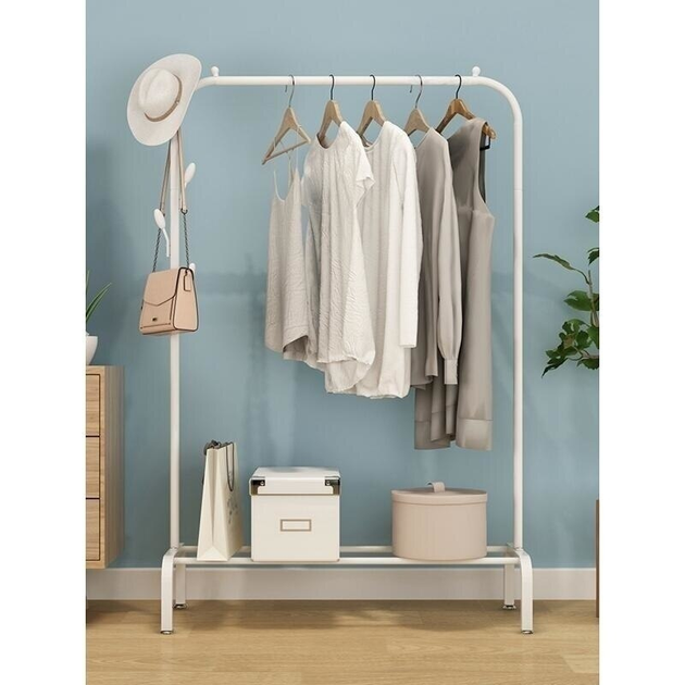 Двойная стойка Double A Double floor Hanger Вешалка для одежды с полкой для обуви 110x54 см (42343) - изображение 9