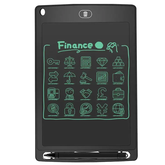 Детский графический планшет для рисования со стилусом 8.5 LCD Writing Tablet Green - изображение 7