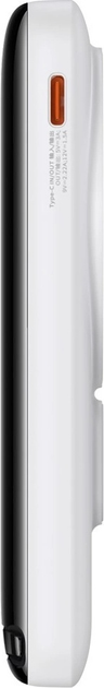 УМБ Baseus Magnetic Bracket MagSafe 10000 мАг 20 Вт Overseas Edition White (PPCX000202) - зображення 9