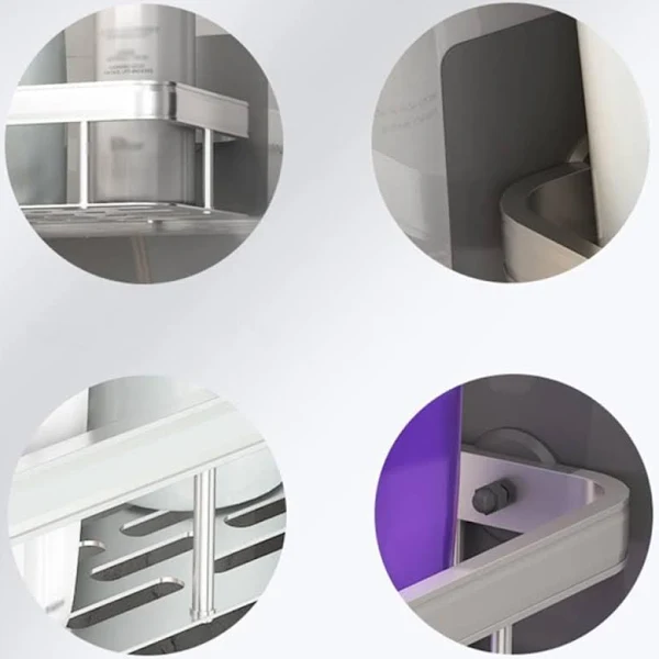 Органайзер для ванної кімнати на стіну 30х13х5, 5см Bathroom Shelf Настінна полиця у ванну - Фото 12 Органайзер для ванної кімнати на стіну 30х13х5, 5см Bathroom Shelf Настінна полиця у ванну - зображення 12