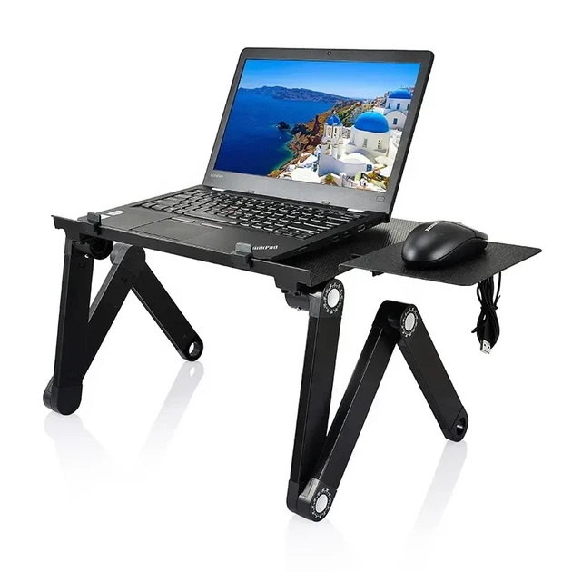 Столик трансформер для ноутбука Laptop Table T8 з охолодженням - зображення 13