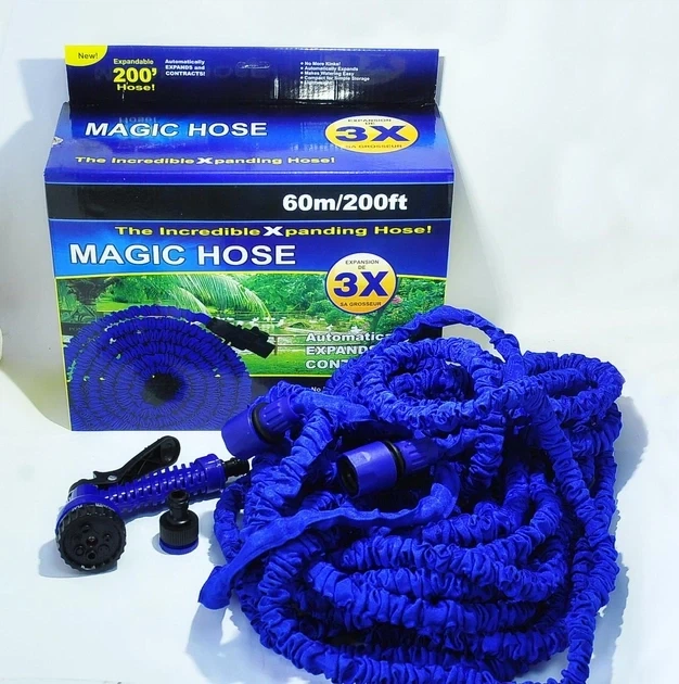 Шланг 60м для поливу 60m/200ft Magic Hose - Фото 8 Шланг 60м для поливу 60m/200ft Magic Hose - зображення 8
