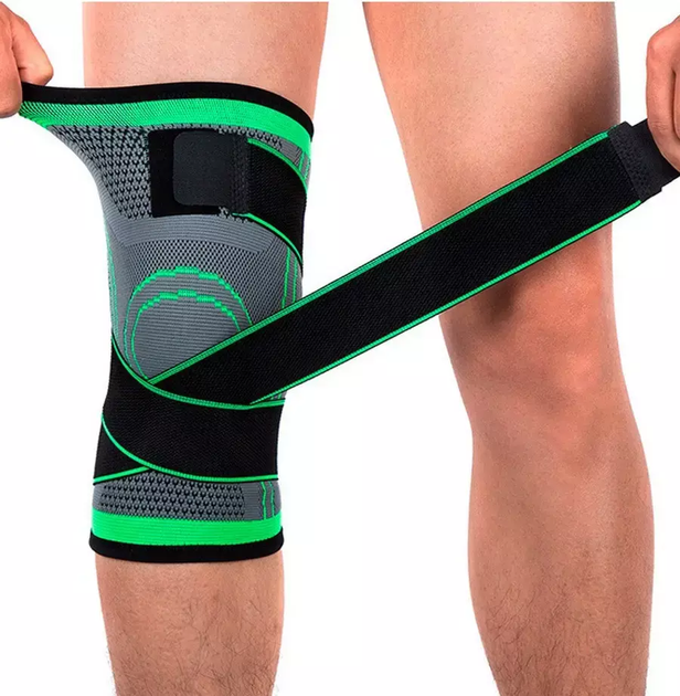 Еластичний компресійний бинт-бандаж наколінник на коліно Knee Support - зображення 10