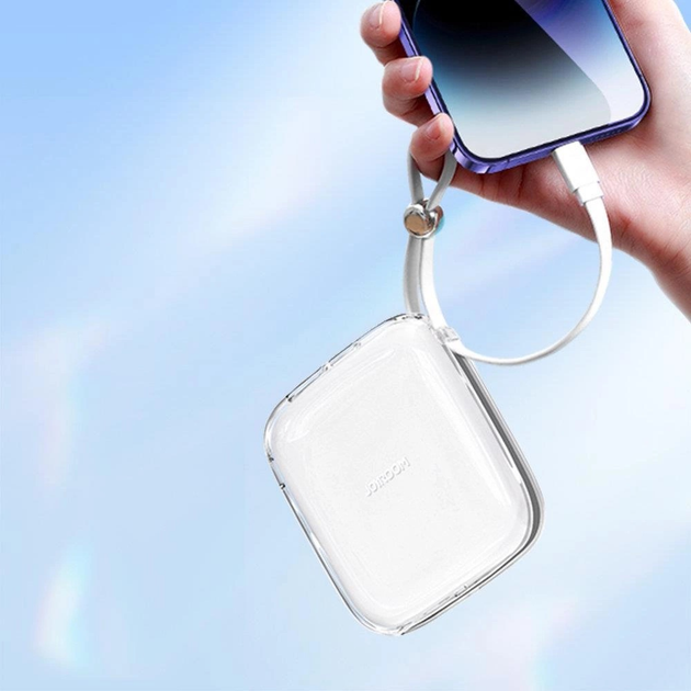 УМБ JOYROOM JR-L003 Jelly Series 10000 mAh Lightning 22.5 W White (6956116721572) - зображення 11
