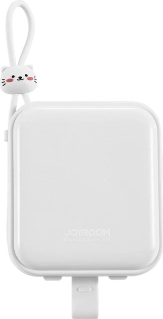 Powerbank JOYROOM JR-L008 Cutie Series 10000 mAh USB-C/Lightning 22.5 W White (6956116711924) - obraz 3