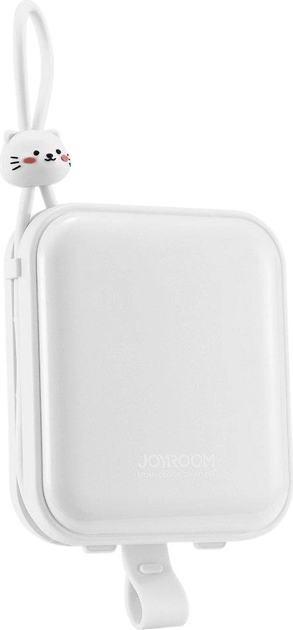 Powerbank JOYROOM JR-L008 Cutie Series 10000 mAh USB-C/Lightning 22.5 W White (6956116711924) - obraz 5