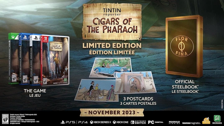 Tintin Reporter Cigars of the Pharaoh Limited Edition (PS4) - изображение 2