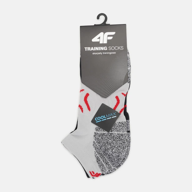 Набір жіночих шкарпеток коротких 4F Socks Cas M199 4FAW23USOCM199-91S 39-42 2 пари Різнокольоровий (5904698392667) - зображення 8