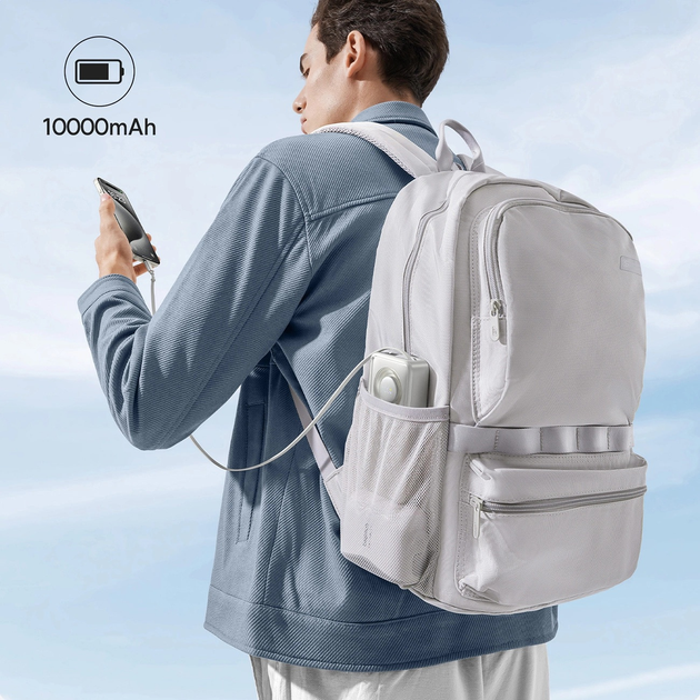 Powerbank Baseus Free2Pull USB-C 10000 mAh 30 W Grey (P10073701843-00) - obraz 9