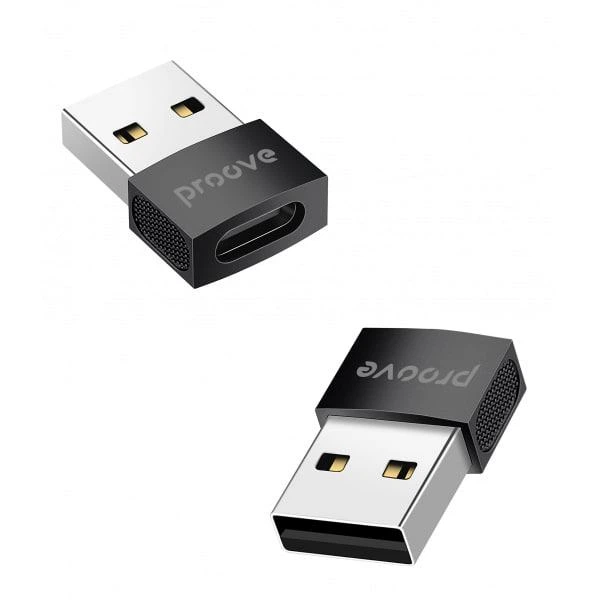 Адаптер перехідник OTG Proove Extension Type-C to USB Adapter Converter (HBEX00012001) Black - Фото 3 Адаптер перехідник OTG Proove Extension Type-C to USB Adapter Converter (HBEX00012001) Black - зображення 3