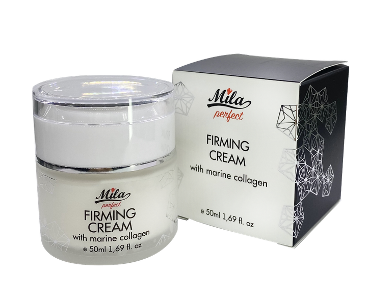 Крем денний зміцнювальний із морським колагеном / Firming day cream, ТМ Mila, Франції, 50ml - Фото 1 Крем денний зміцнювальний із морським колагеном / Firming day cream, ТМ Mila, Франції, 50ml - зображення 1