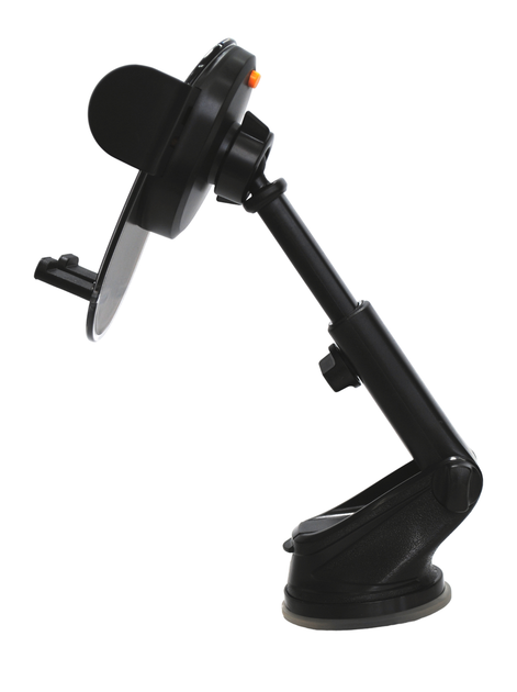 Держатель телефона в авто Holder 4you GL10 Black (выдвижная ножка ,прозр часть, присоска,классический крепеж) - Фото 5 Держатель телефона в авто Holder 4you GL10 Black (выдвижная ножка ,прозр часть, присоска,классический крепеж) - изображение 5