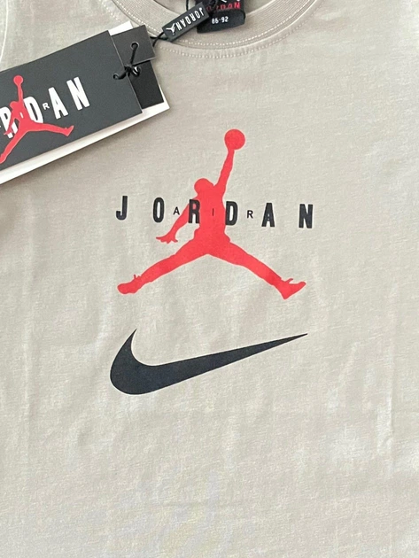 Футболка для мальчика JORDAN 134-140 см серая - изображение 6