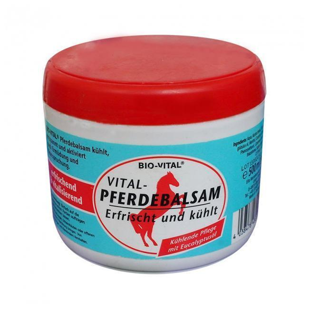 Кінська бальзам Pferdebalsam Bio Vital Activ Gel 500 ml зелений - зображення 1