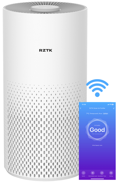 Акція на Очищувач повітря RZTK Smart Air Purifier від Rozetka