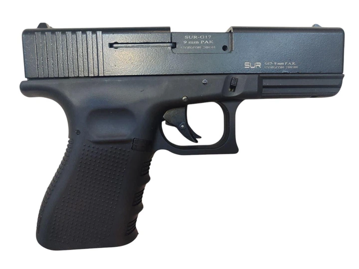 Стартовый сигнальный пистолет Ansar Glock +25 шт холостых патронов OZKURSAN - Фото 5 Стартовый сигнальный пистолет Ansar Glock +25 шт холостых патронов OZKURSAN - изображение 5