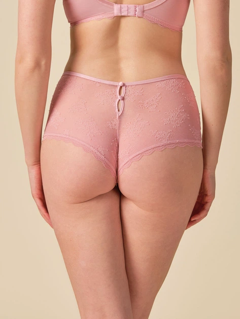 Трусики Gossard Vintage Romance 22204SPI чарівні шортики з мережива в стилі шантильї M Soft pink (5053014988838) - изображение 2