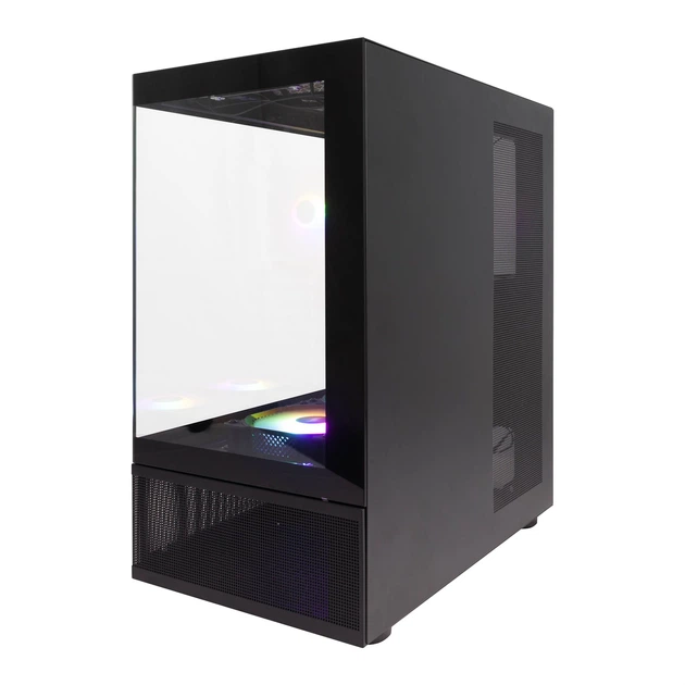 Корпус 1stPlayer Mi7-A-BK-2F7R-1F7 Black без БП - изображение 4