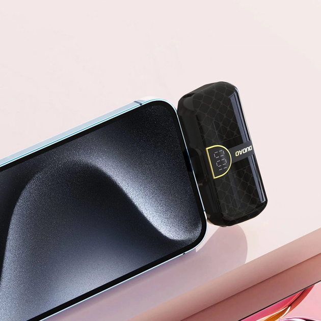 Powerbank Dudao K20SC USB-C 5000 mAh Black (6976625331338) - obraz 4