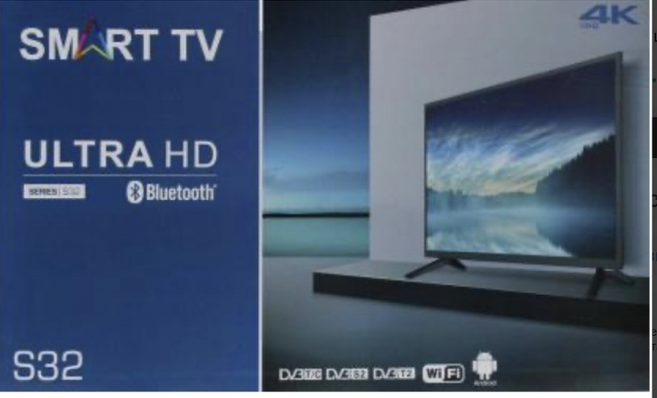 Телевизор Smart TV 32" 1G+8GB 4K BLUETOOTH DV3.S2.T2.TC ANDROID - Фото 3 Телевизор Smart TV 32" 1G+8GB 4K BLUETOOTH DV3.S2.T2.TC ANDROID - изображение 3