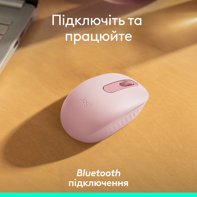 Миша Logitech M196 Bluetooth Rose (L910-007461) (7031697) - Фото 2 Миша Logitech M196 Bluetooth Rose (L910-007461) (7031697) - изображение 2
