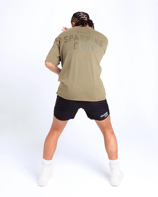 Футболка BOXRAW Sparring Club Oversized XL Оливкова - изображение 3