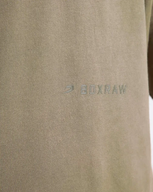 Футболка BOXRAW Sparring Club Oversized XL Оливкова - изображение 8