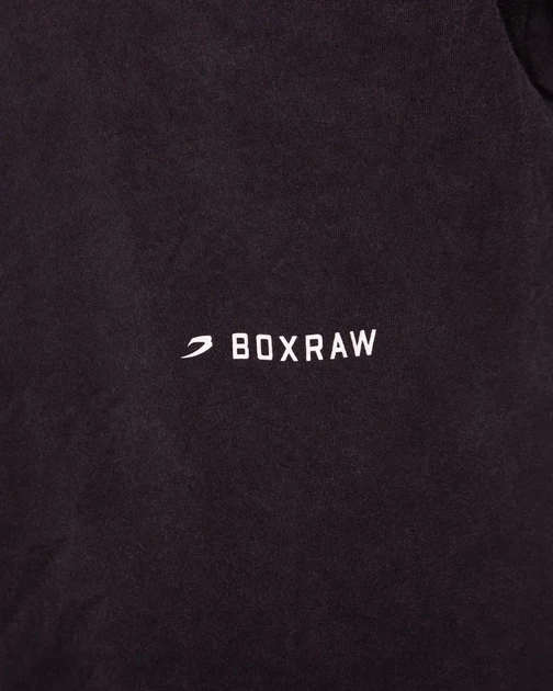 Футболка BOXRAW Sparring Club Oversized XL Чорна - Фото 8 Футболка BOXRAW Sparring Club Oversized XL Чорна - изображение 8