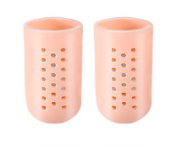 Силіконовий захисний ковпачок для пальців ніг Finger Protection Beige Розмір L - изображение 3