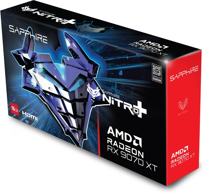 Видеокарта Sapphire PCI-Ex Radeon RX 9070 XT NITRO+ 16GB GDDR6
