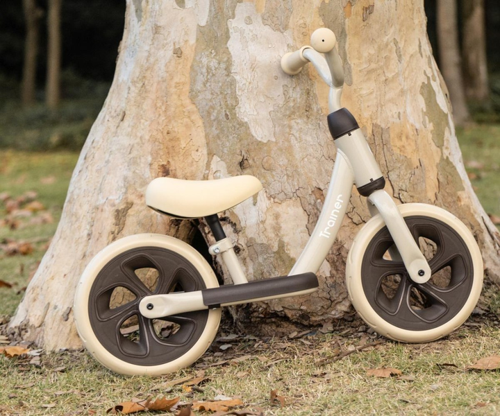 Rowerek biegowy Qplay Trainer 10 " Beige (5061047481905) - obraz 9