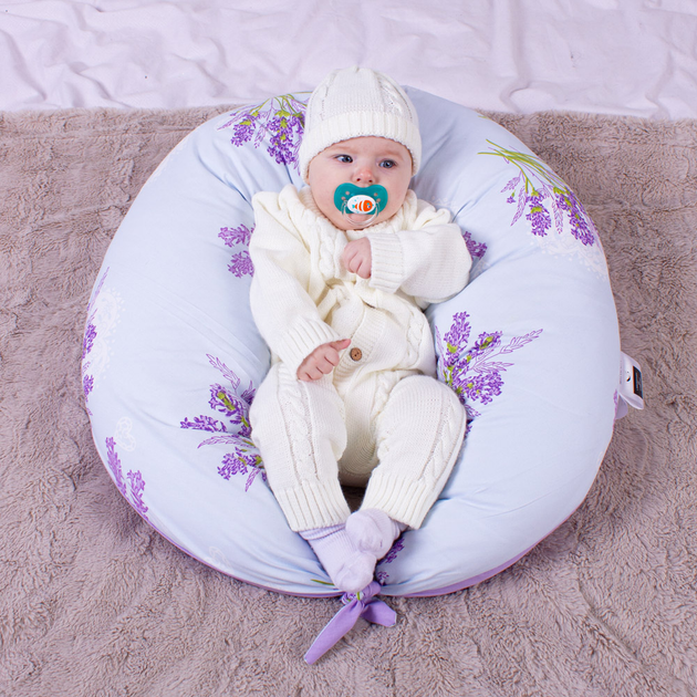 Подушка для вагітних і годування Mirson №8641 Print Line 17-0130 Lavender sea 100% Memory 30х170 см від Rozetka на платформі USKIDKA Акція на Подушка для вагітних і годування Mirson №8641 Print Line 17-0130 Lavender sea 100% Memory 30х170 см від Rozetka