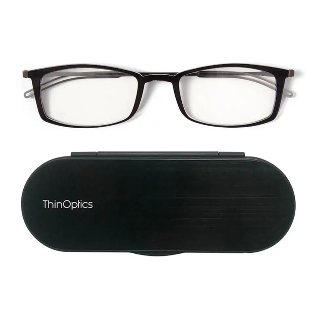 Очки для чтения Thinoptics Brooklyn 1.00, коричневые / Чехол черный - Фото 1 Очки для чтения Thinoptics Brooklyn 1.00, коричневые / Чехол черный - изображение 1