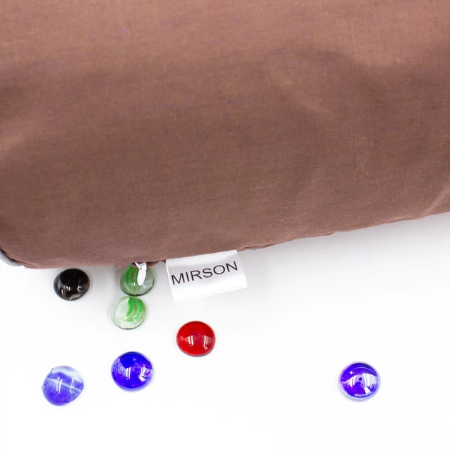 Подушка-валик MirSon №8514 Naturale Line 19-1217 Chocolate Perla 50% Memory 100х20 см (2200006342199) - Фото 8 Подушка-валик MirSon №8514 Naturale Line 19-1217 Chocolate Perla 50% Memory 100х20 см (2200006342199) - зображення 8