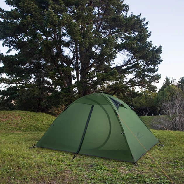 Ультралегкий двомісний намет Naturehike Темно-зелений NH15Z006-P (6927595741993) - зображення 7