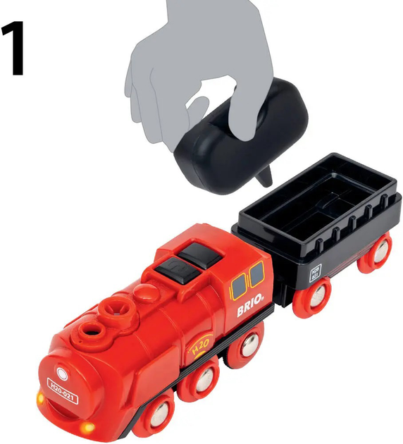 Zestaw do zabawy Brio Steam locomotive set 36017 (7312350360172) - obraz 5