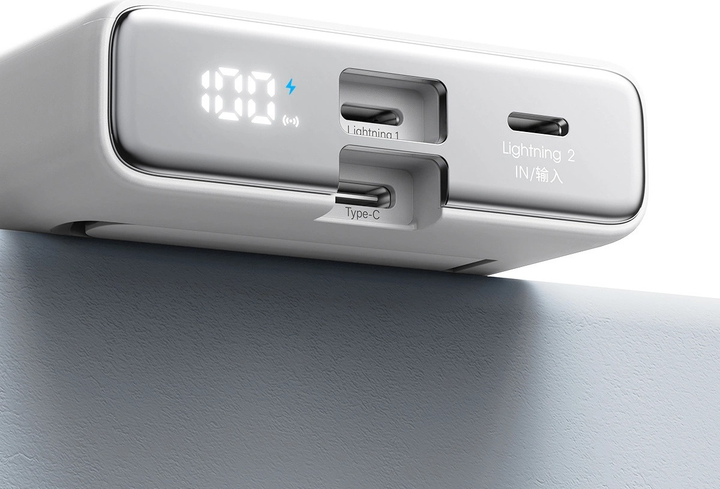 Powerbank Joyroom JR-PBM01 MagSafe 20 W 10000 mAh White (6941237112545) - obraz 5