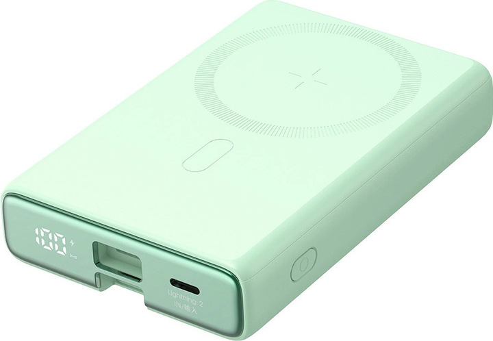 УМБ Joyroom JR-PBM01 MagSafe 20 W 10000 mAh Green (6941237122926) - зображення 2