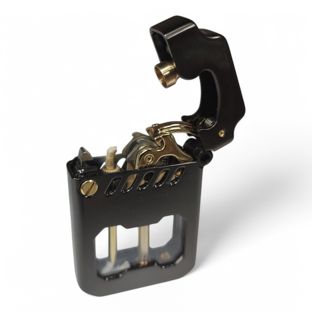 Зажигалка бензиновая Zorro Z786 Retro Black в подарочной