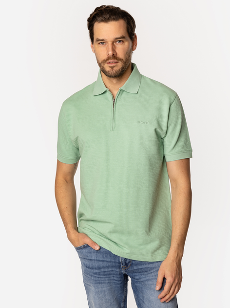 Koszulka polo męska Lee Cooper Talon-5018 L Zielona (5905991730781) - obraz 3