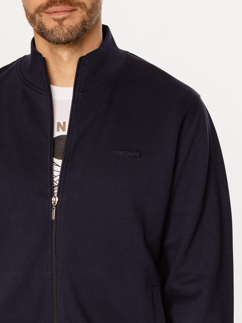 Bluza męska rozpinana streetwear Lee Cooper Egen-5129 3XL Granatowa (5905991731931) - obraz 4
