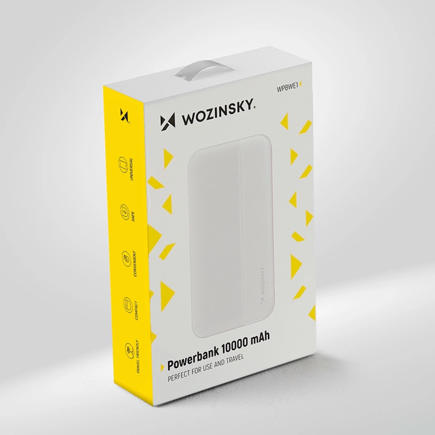 Powerbank Wozinsky WPBWE1 10000 mAh White (5907769307577) - obraz 4