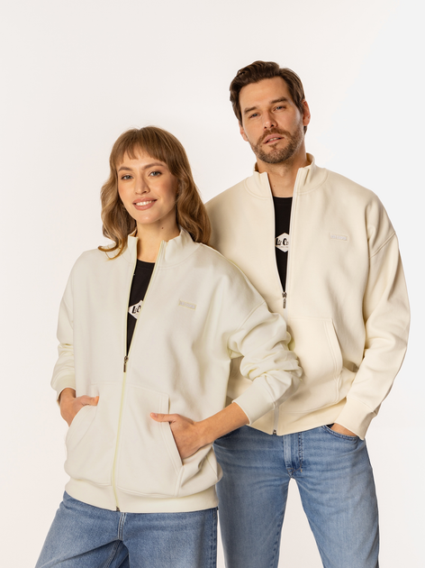 Bluza damska rozpinana streetwear oversize Lee Cooper Robin-5128 M Mleczna (5905991732013) - obraz 5