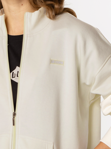 Bluza damska rozpinana streetwear oversize Lee Cooper Robin-5128 M Mleczna (5905991732013) - obraz 6