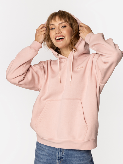 Bluza damska z kapturem kangurka Lee Cooper Tella-5622 XL Różowa (5905991732150) - obraz 4