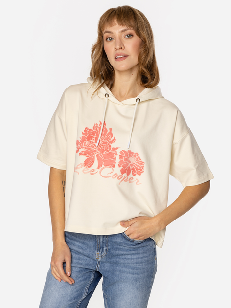Худі жіноче Lee Cooper Tia-5624 XL Молочне (5905991732235) - зображення 3