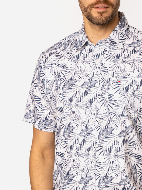 Koszula męska bawełniana z krótkim rękawem Lee Cooper Hawaii2-Ml56 XL Biała (5905991733478) - obraz 4