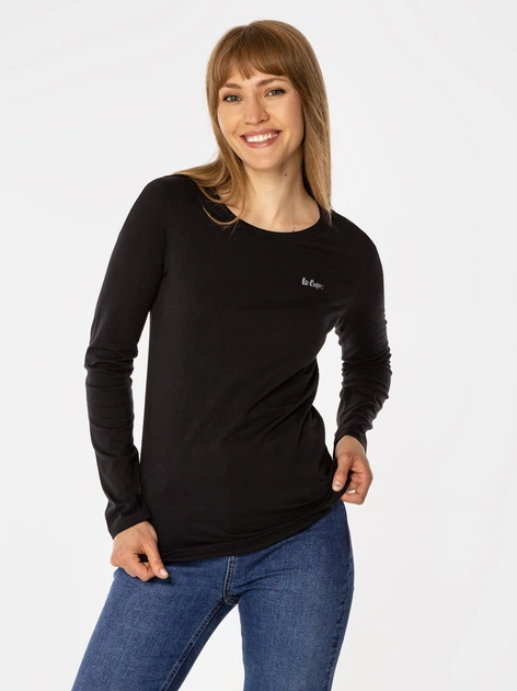 Лонгслів жіночий Lee Cooper Helia-1010 L Чорний (5905991710264) - зображення 4