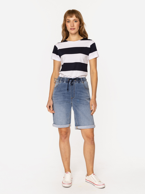 Шорти джинсові жіночі Lee Cooper Adela-1422 XL Блакитні (5905991725879) - зображення 5